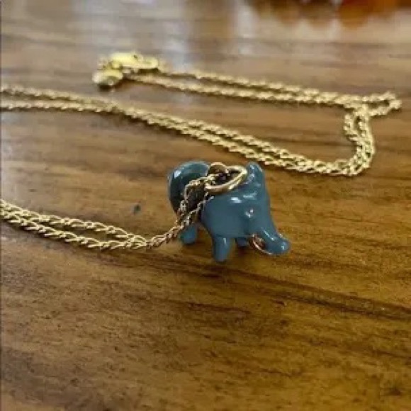 J Crew Elephant Necklace